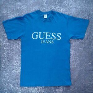VINTAGE 90s GUESS JEANS JERZEES T-SHIRT